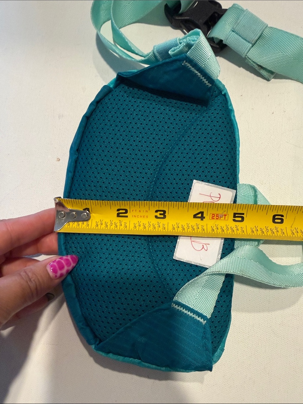 Patagonia Teal and Aqua Mini Crossbody Bag - Picture 3 of 3